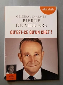 Pierre DE VILLIERS - QU'EST CE QU'UN CHEF - Livre Audiolib - 1CD MP3 - Picture 1 of 2