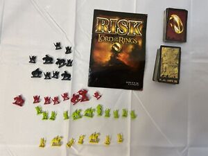 Lord of the Rings Risk Trilogy Replacement Game Pieces Cards Instructions