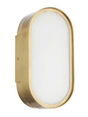 Aplique de pared LED de 1 luz melodía artesanal, latón satinado - 54960-SB-LED Foto 1 de 4