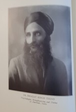 SIKH ASIAN AMERICAN SIGNED SOLDIER BHAGAT SINGH THIND BOOK AMERICAN USA