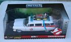 NEW HOLLYWOOD RIDES GHOST BUSTERS ECTO-1 CADILLAC METAL DIE CAST JADA TOYS BLUE