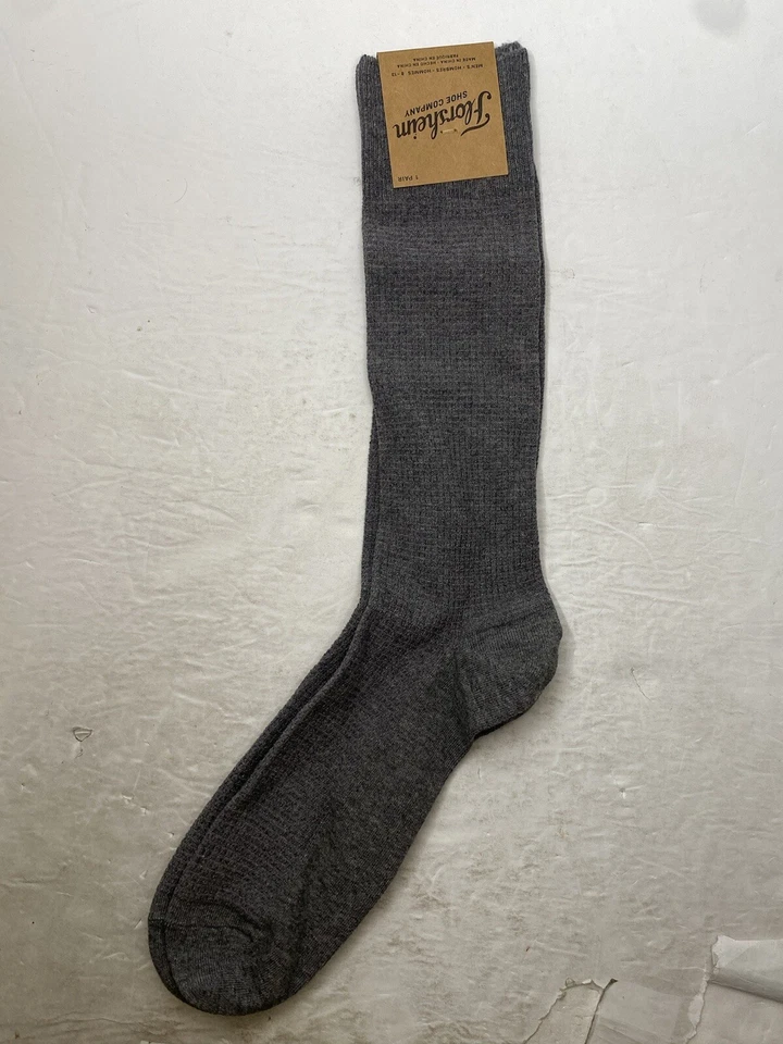 Florsheim Shoe Company Men’s Long Socks • Grey • One Size  - Image 1 of 2