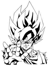 Goku Dragon Ball Z Super Saiyan decal sticker for car/truck laptop window - Picture 1 of 1