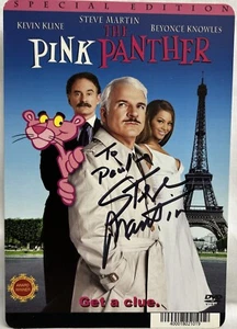 Steve Martin The Pink Panther Signed DVD Cover Personalized Authentic - Picture 1 of 2