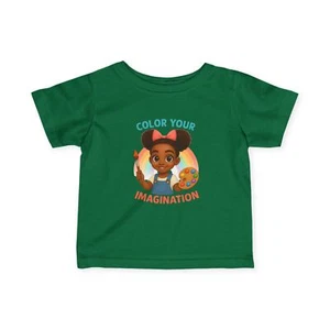 Imagination Camiseta Infantil Colorida - Linda Camisa Niños para Tiempo de Juego, Regalo Bebé - Imagen 1 de 16