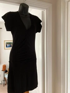 Black Warehouse Bodycon Dress - Size 8 - VGC - Picture 1 of 6