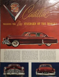 1948 Vintage Cadillac Ad - Cadillac Presents the New Standard of the World! - Picture 1 of 2