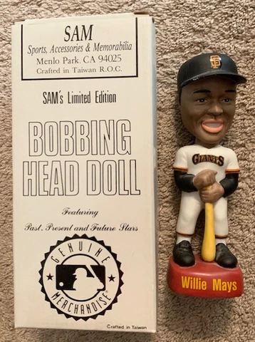Sam Bobblehead #608 Willie Mays San Francisco Giants Local Pick Up Cover