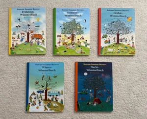 Wimmelbuch Konvolut 5 St. Wimmelbücher - Frühling Sommer Herbst Winter und Nacht - Bild 1 von 8
