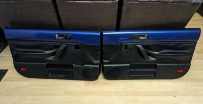98-10 VW New Beetle Coupe Power Window Door Front Panels in Blue/Black - Image 1 of 4