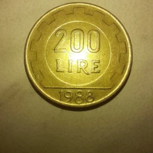 200 lire 1988 originale per collezionisti repubblica italiana - Foto 1 di 2