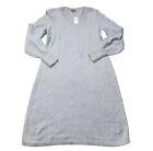 TALBOTS Sweater Dress Women&#39;s PS Silver Sparkle Balloon Sleeve New $129