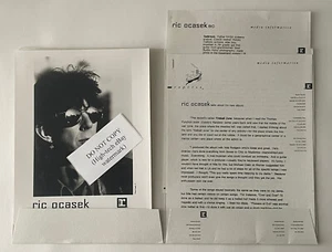 Vintage 1991 Ric Ocasek Fireball Zone The Cars Press Kit w/ Promo Photo - Picture 1 of 5