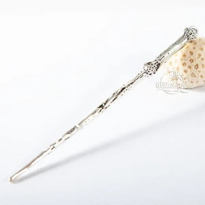 Haarstab Haarnadel Antik Silber Vintage Haarschmuck Schmuck GlitzerInsel 00600 - Bild 1 von 3