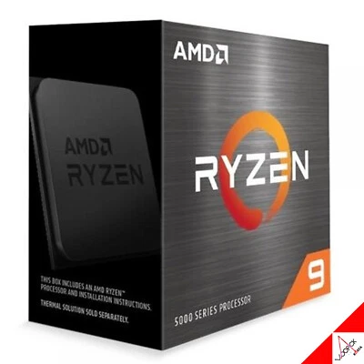 AMD Ryzen 9 5900X Vermeer 12Core 24Thread 3.7GHz~4.8GHz 7nm DDR4 105W Processor - Image 1 of 4