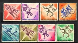 Guinea Briefmarken - Scott #'s 279-90, C44-6 - postfrisch - Bild 1 von 4