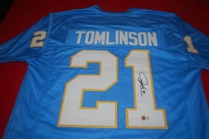LADAINIAN TOMLINSON San Diego Chargers Signed Jersey BECKETT COA 2W273029 - Picture 1 of 4