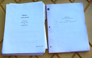 Vintage Magnum P.I. Fernsehen TV Show Drehbuch Drehbuch Konvolut Vogel Joyner 80er Jahre - Bild 1 von 14