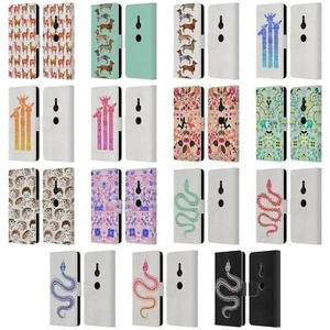 OFFICIAL CAT COQUILLETTE ANIMALS LEATHER BOOK WALLET CASE FOR SONY PHONES 1 - Picture 1 of 21