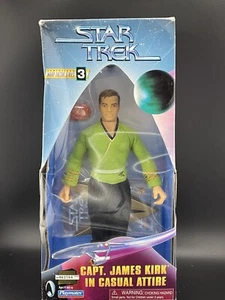 Star Trek 9" Figur - Warpfaktor 3 - Captain James Kirk in lässiger Anziehungskraft - Neu - Bild 1 von 2