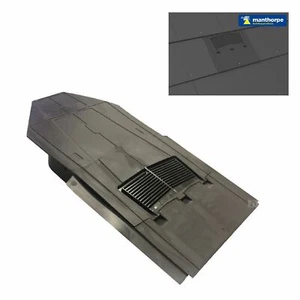 In-line Slate Roof Vent for Man-made & Natural Tiles / Extractor fan, Soil Pipe - Picture 1 of 6
