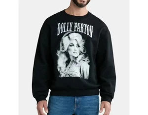 Dolly Parton Men's Graphic Print Sweatshirt with Long Sleeves, Size: XS(30/32) - Picture 1 of 5