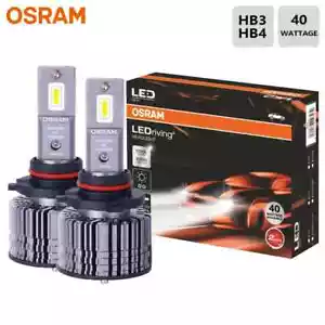 OSRAM LED HB3 9005 HB4 9006 80W Auto Bulb LED High Low Beams Fog Light Turbo Fan - Picture 1 of 7