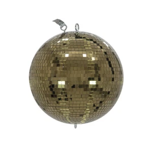 Eurolite Gold Spiegelkugel Mirrorball 30cm 300mm Glitzerkugel Lichteffekt Disco - Bild 1 von 4