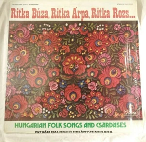 István Balogh És Cigányzenekara Hungarian Folk VINYL LP (VG+) cover in shrink - Picture 1 of 6