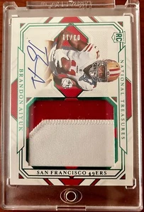 2020 National Treasures Brandon Aiyuk RPA super rare Emerald 03/11 rookie card - Imagen 1 de 2