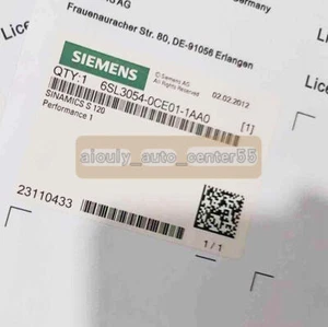 1PC New SIEMENS 6SL3054-0CE01-1AA0 Card 6SL3 054-0CE01-1AA0 - Picture 1 of 1