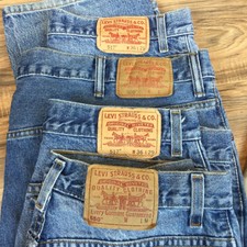 Mixed Vintage Levi's Jeans Reseller 90s|2000s| Mixed Bag Mens Womens lot of 5