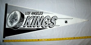 Los Angeles Kings Vintage 1989 Original Full Size NHL Pennant Trench EXC - Picture 1 of 3