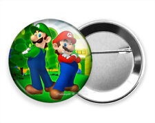 SUPER MARIO AND LUIDGI BROTHERS NEW PIN PINBACK BUTTON VIDEO GAME FAN GIFT IDEA
