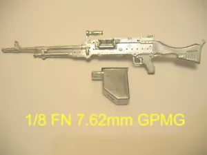 1/8 Metal U.S. M240 Machine Gun for 1/8 Big R/C Tank Armored Car Vehicle - Picture 1 of 1