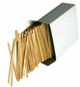 5.000 Bio Holz Rührstäbchen 140mm Rührsticks Rührer für Kaffee Tee Becher To Go - Bild 1 von 2