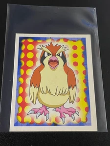 1999 Topps Pokemon Base Merlin Sticker Collection Pack Fresh Pidgey - Bild 1 von 2