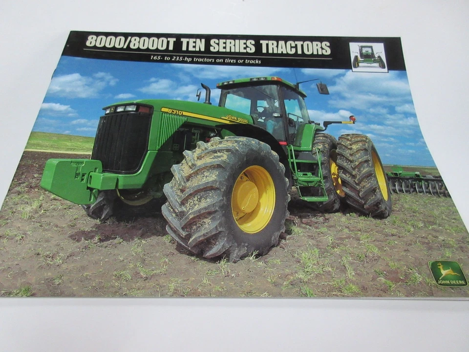 John Deere 8110, 8210, 8310, 8410, & T Models Tractor Sales Brochure 36 Pages - Image 1 of 1