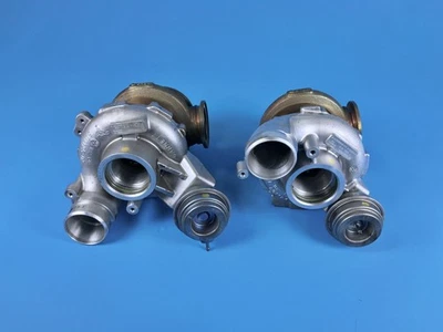 13-15 BMW F06 F10 F12 F13 M5 M6 TURBOCHARGER TURBO PAIR SET OEM 42K - Image 1 of 4