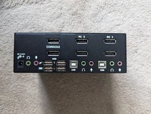 Startech 2 Port KV Switch With Dual Displayport 4k 60Hz - Photo 1/3