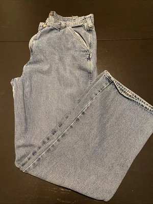 Pantalones de mezclilla azul desgastados Steve & Barrys para hombre 38x34 lavado carpintero Foto 1 de 4