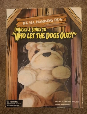 Gemmy Bulldog Party Pooch Dancing Plush ‘Who Let The Dogs Out’ Vintage - Image 1 of 4