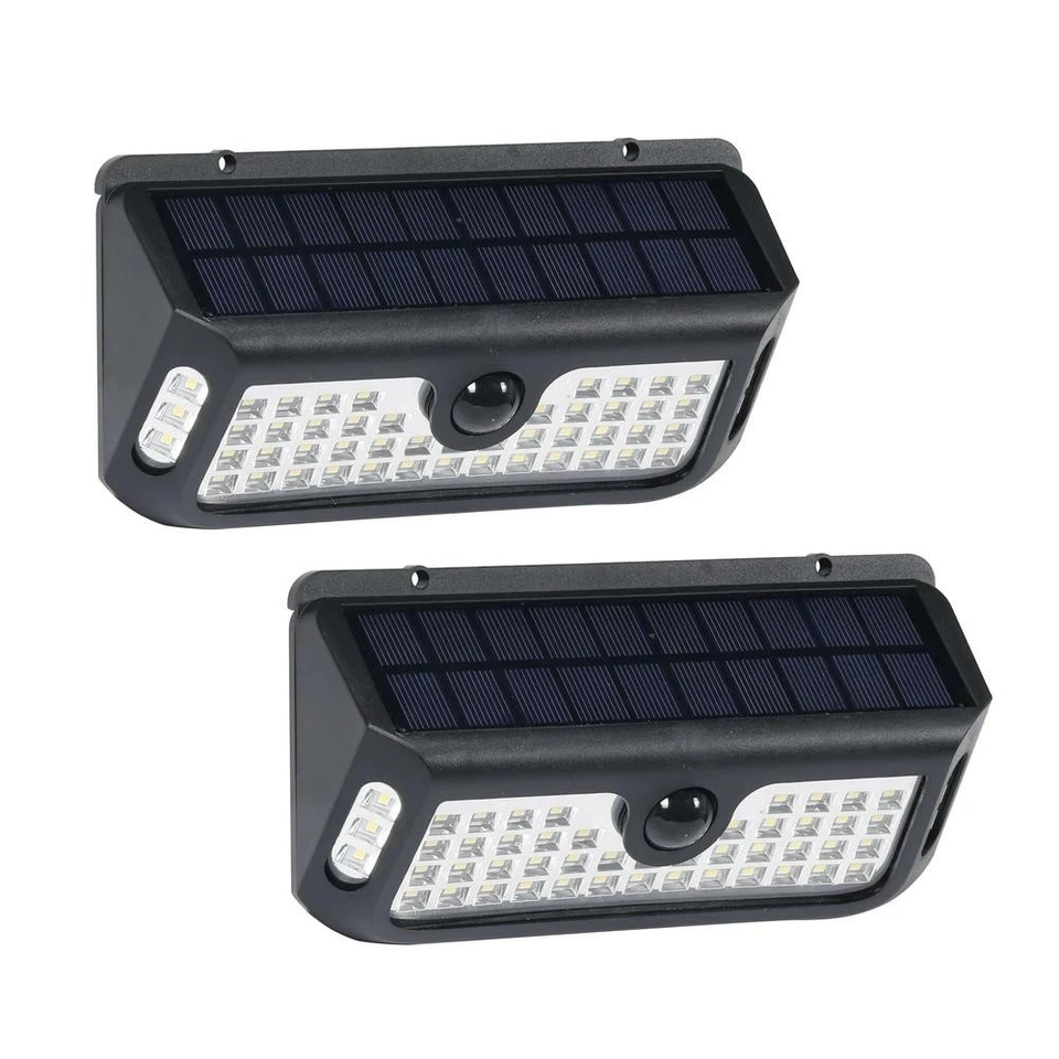 Westinghouse 7-1/2 x 3-1/2 Solar LED Sensor de Movimiento Luz de Pared 1200 Lúmenes Paquete de 2 Foto 1 de 2