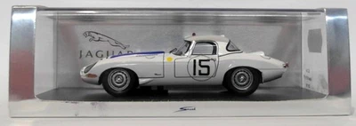 Spark Models 1/43 Scale S2104 - Jaguar E #15 9th LM 1963 - White - Image 1 of 2