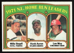 1972 Topps 1971 Home Run Leaders Hank Aaron/Lee May/Stargell #89 C07 - Picture 1 of 2