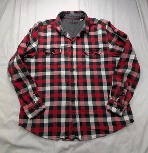 Camisa de manga larga de franela a cuadros búfalo de algodón Woolrich para mujer XL - Imagen 1 de 11