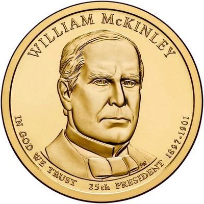2013-D  President WILLIAM McKINLEY Presidential Golden Dollar  1-Coin - Image 1 of 2