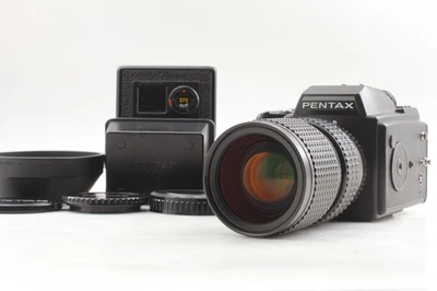 [ MINT ] Pentax 645 Camera SMC A 80-160mm F4.5 Lens 120 220 Film Back From Japan - Image 1 of 4