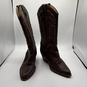 Joe Sanchez Cowboy Boots Heel Cowgirl Boots Leather Sole Ladies’ Size EU 37 - Picture 1 of 23