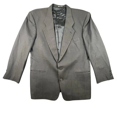 Casaco esportivo Mani By Giorgio Armani blazer masculino 44R vintage lã cinza - Imagem 1 de 4